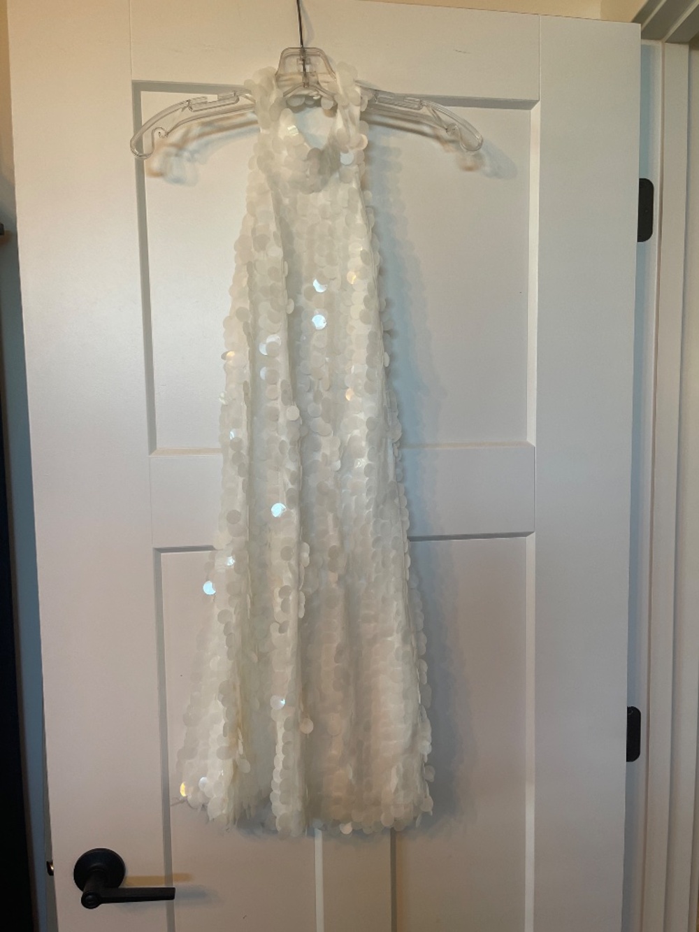 12th Tribe Sequin Halter Mini Bachelorette Dress Size L